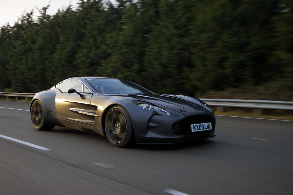 177 Aston Martin's One 77 supercar has moved closer to setting a new