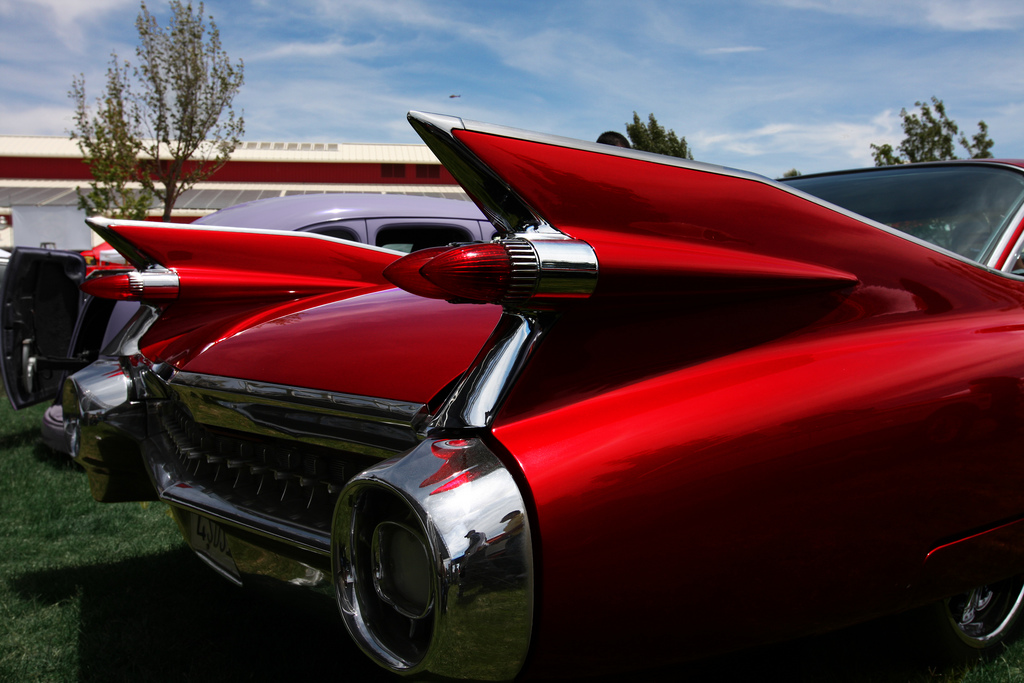 The 1959 Caddy was designed in response to Sputnik's triumph