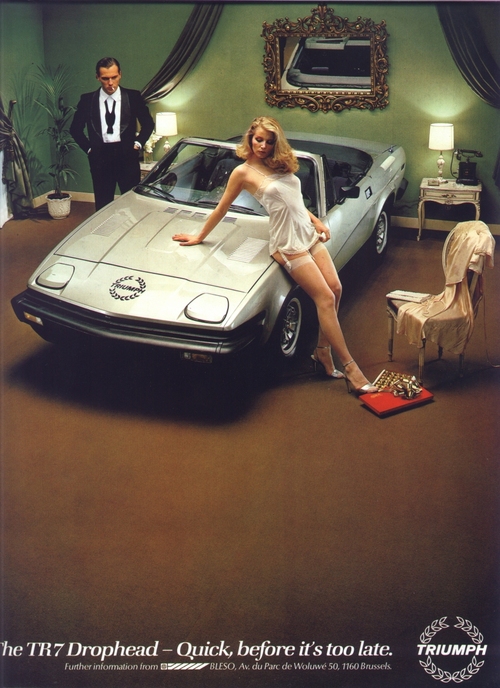 Now call us old fashioned but could it be that the Triumph TR7 was the 